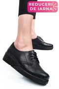 PANTOFI NEGRI PIELE NATURALA 6PC24