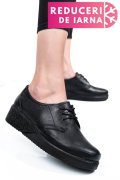PANTOFI NEGRI PIELE NATURALA 6PC24
