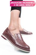 ESPADRILE ROZ SIDEF PIELE NATURALA 1PC14109