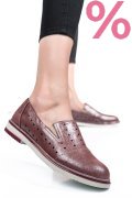 ESPADRILE ROZ SIDEF PIELE NATURALA 1PC14109