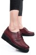Pantofi bordo piele naturala 6pc24