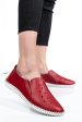 Espadrile rosii piele naturala 1pc19150