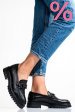 Pantofi negri piele naturala ub033207