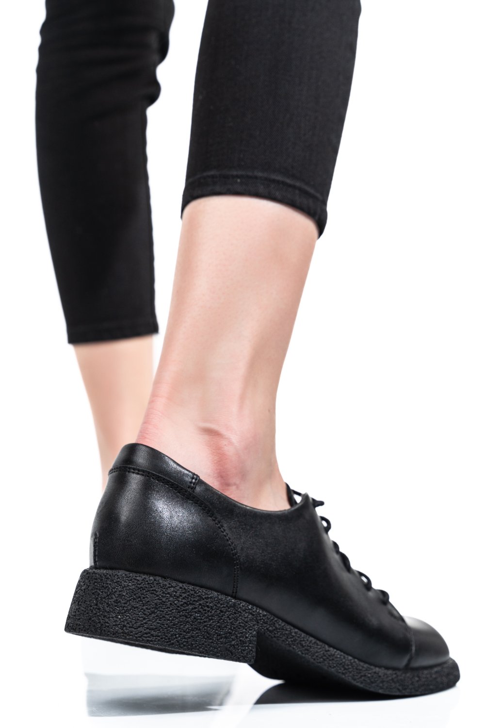 PANTOFI NEGRI PIELE NATURALA 3S7798