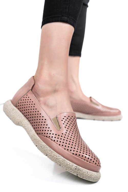 Espadrile roz piele naturala 4s7715