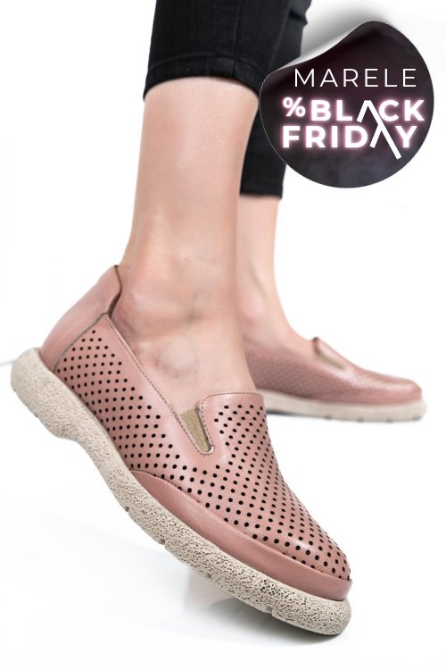 Espadrile roz piele naturala 4s7715