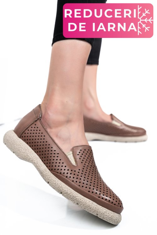 Espadrile nude piele naturala 4s7715