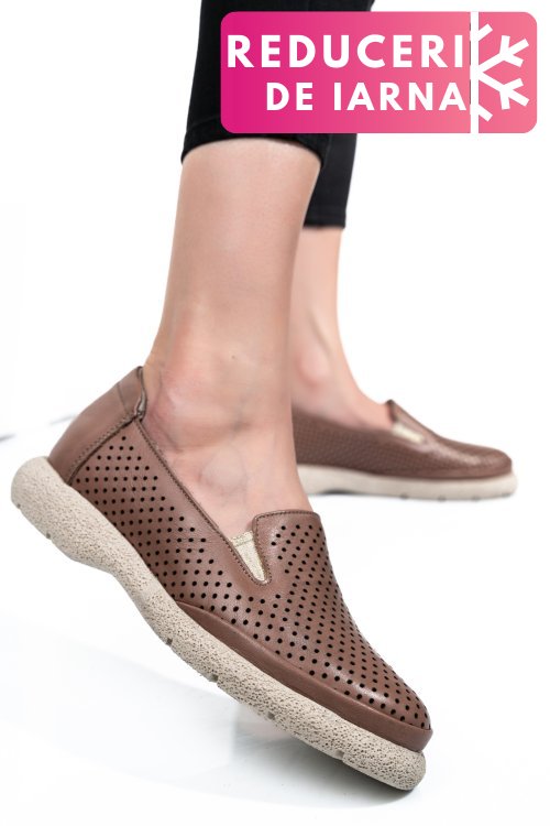 Espadrile nude piele naturala 4s7715