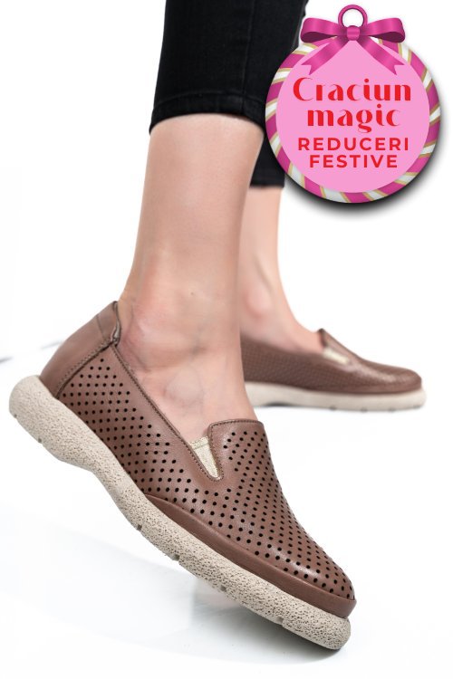 Espadrile nude piele naturala 4s7715