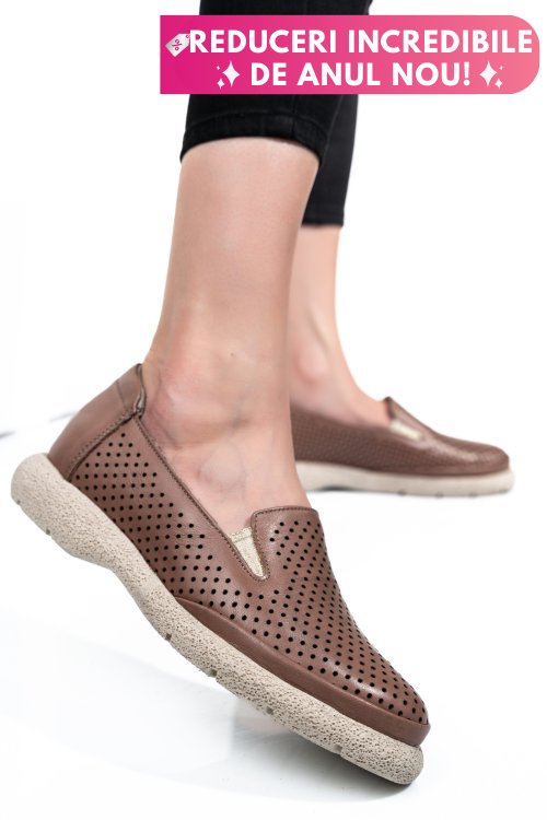 Espadrile nude piele naturala 4s7715