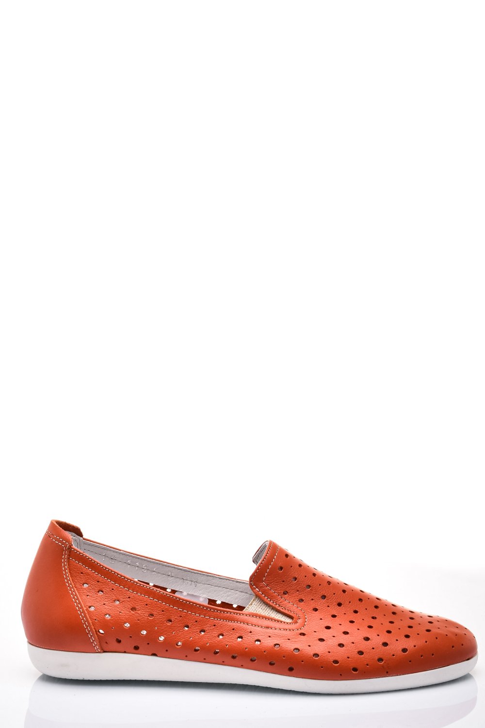 ESPADRILE PORTOCALII PIELE NATURALA 1PC15411