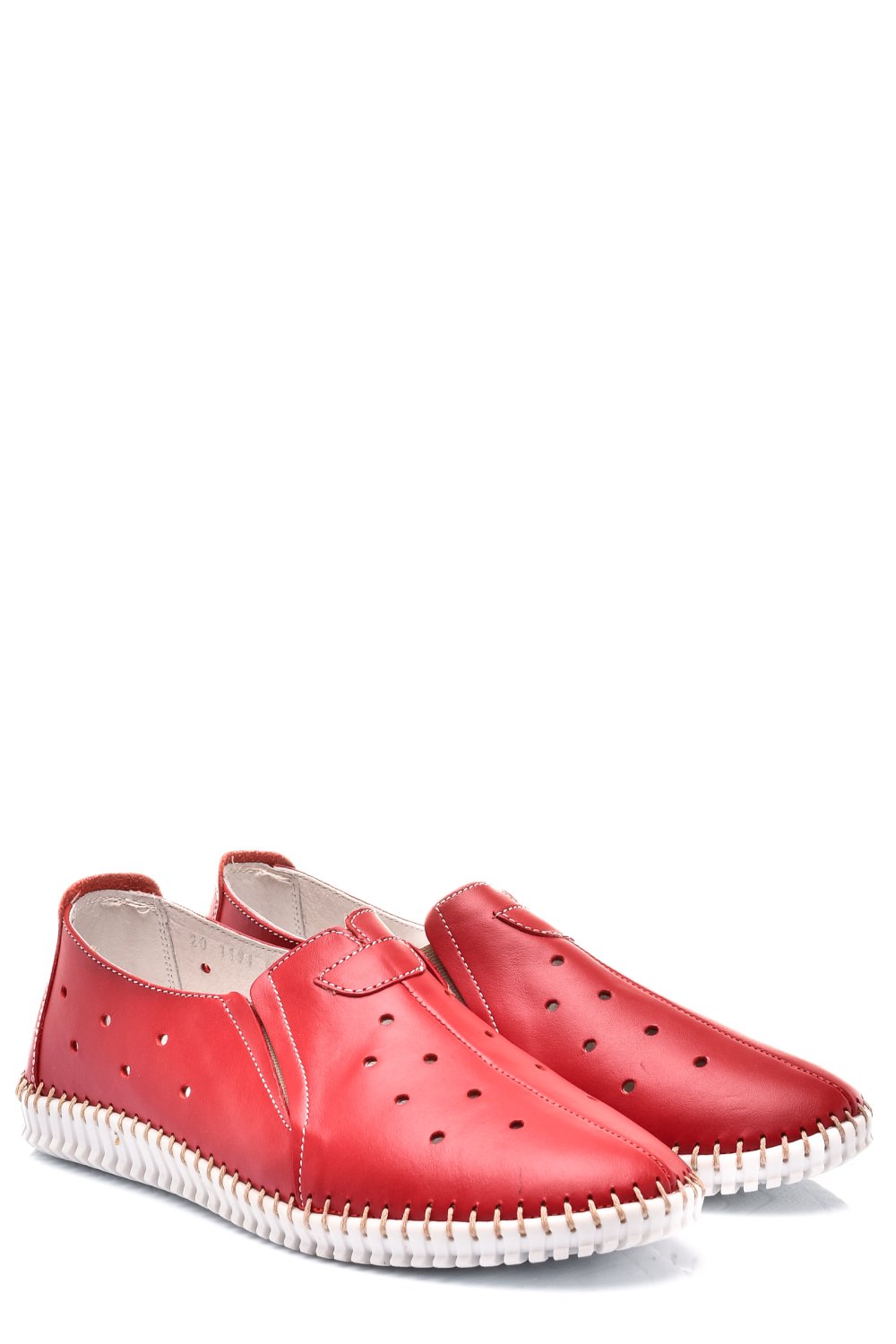 ESPADRILE ROSII PIELE NATURALA 1PC19150