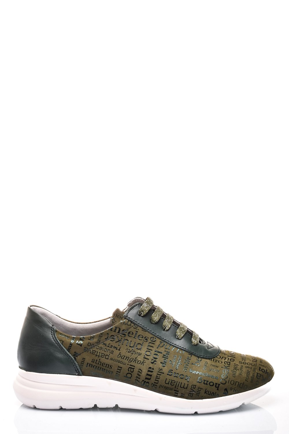 PANTOFI SPORT VERZI PIELE NATURALA 1PC7555