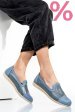 Espadrile albastre piele naturala 1pc16311