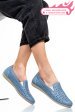 Espadrile albastre piele naturala 1pc15411