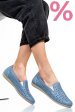 Espadrile albastre piele naturala 1pc15411