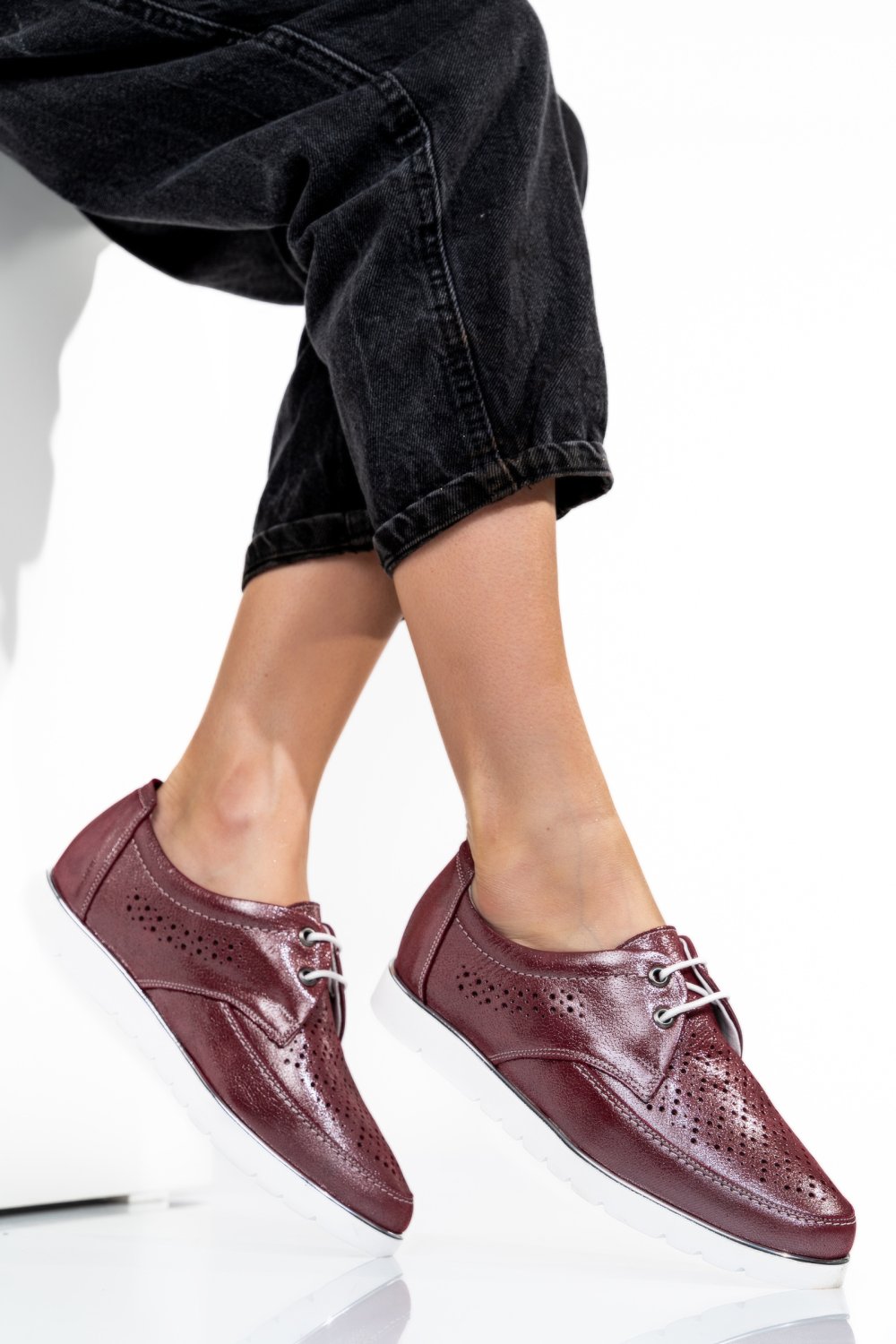 PANTOFI VISINII PIELE NATURALA 1PC17720