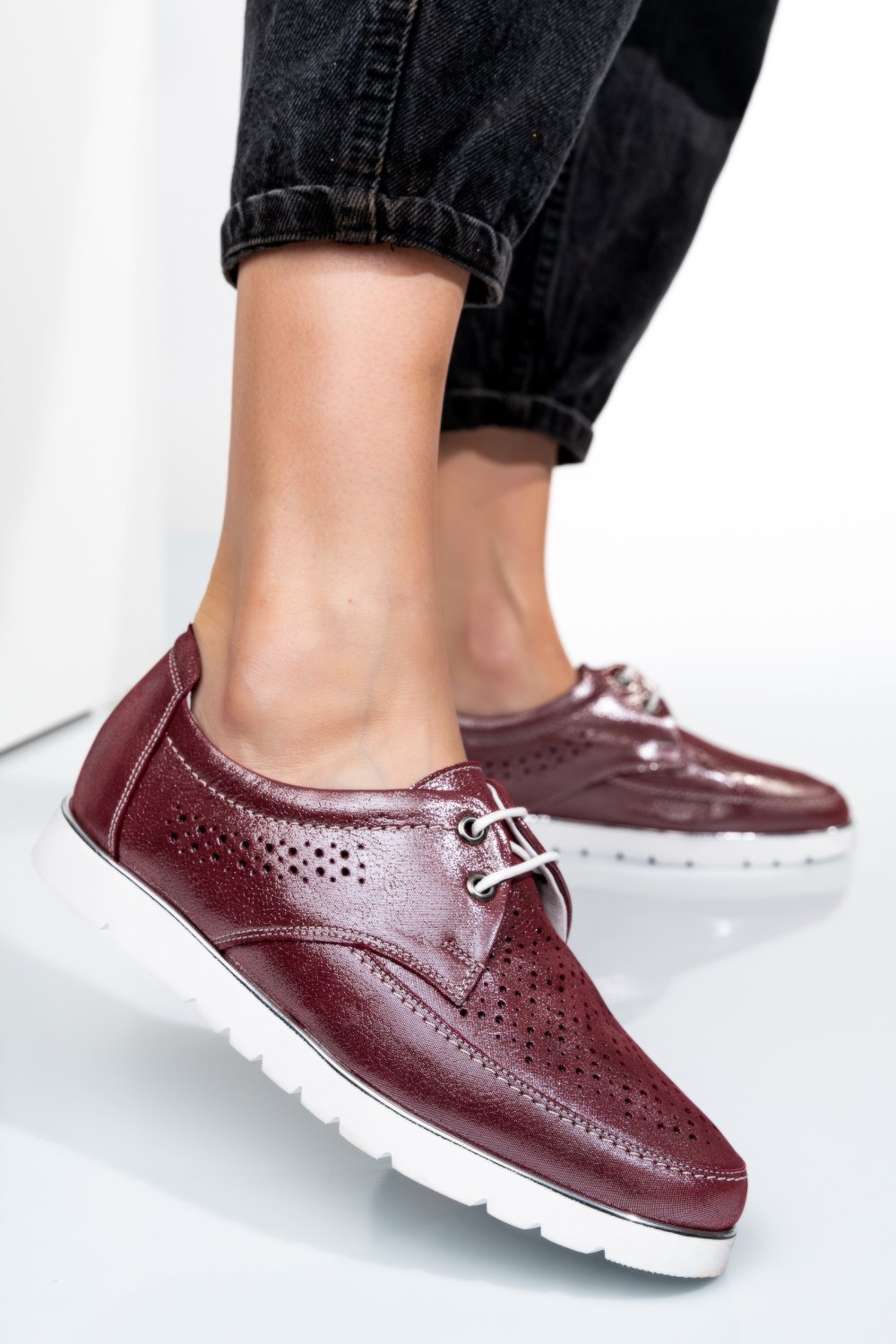 PANTOFI VISINII PIELE NATURALA 1PC17720