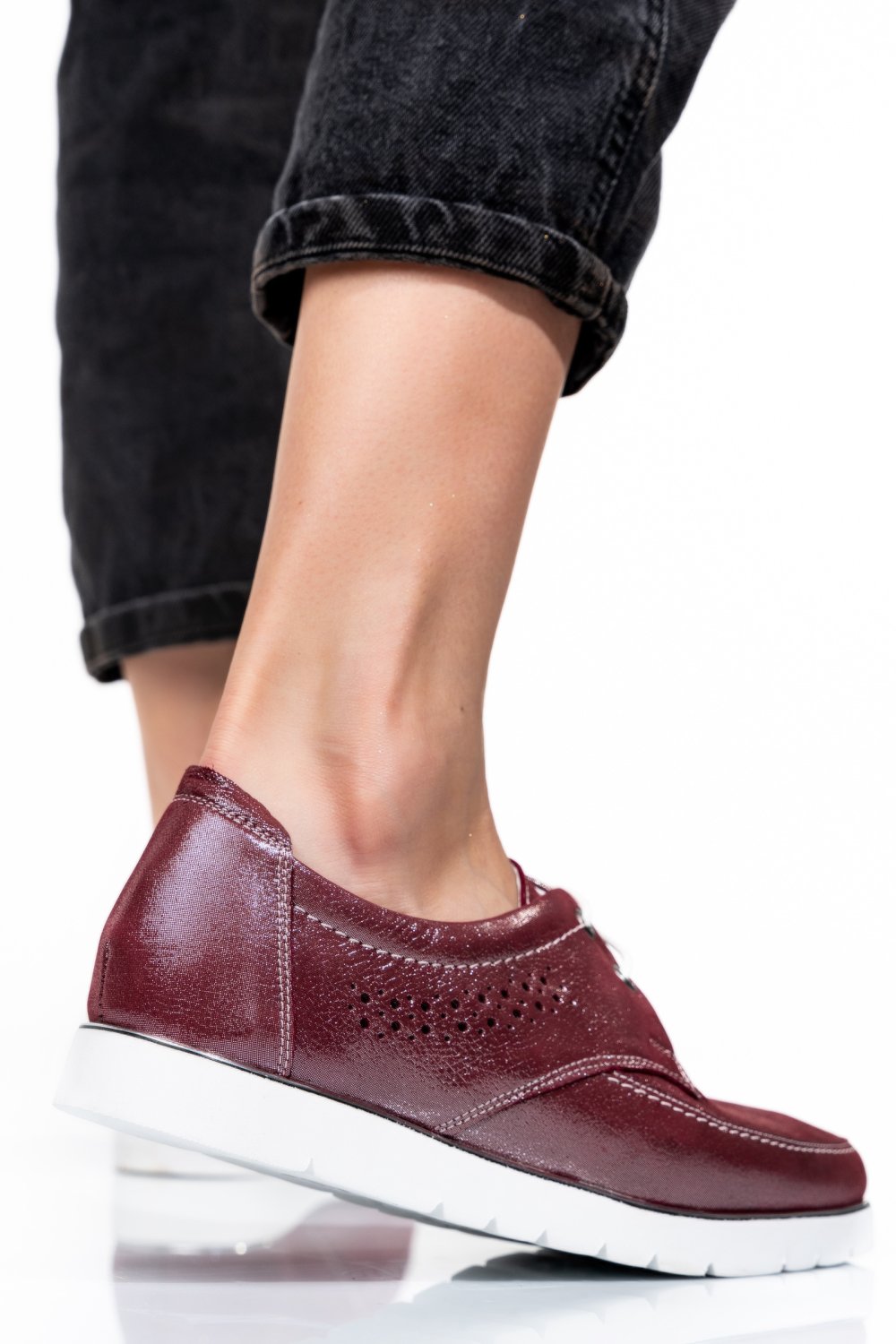 PANTOFI VISINII PIELE NATURALA 1PC17720