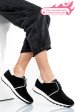 Pantofi sport negri piele naturala intoarsa 1pc12741