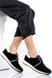 Pantofi sport negri piele naturala intoarsa 1pc12741