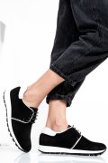 PANTOFI SPORT NEGRI PIELE NATURALA INTOARSA 1PC12741