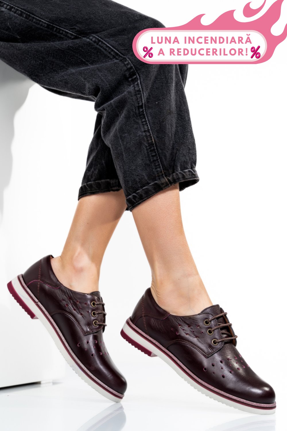 PANTOFI VISINII PIELE NATURALA 1PC12509
