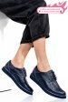 Pantofi albastri piele naturala 1pc2555