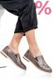 Espadrile maro sidef piele naturala 1pc14109