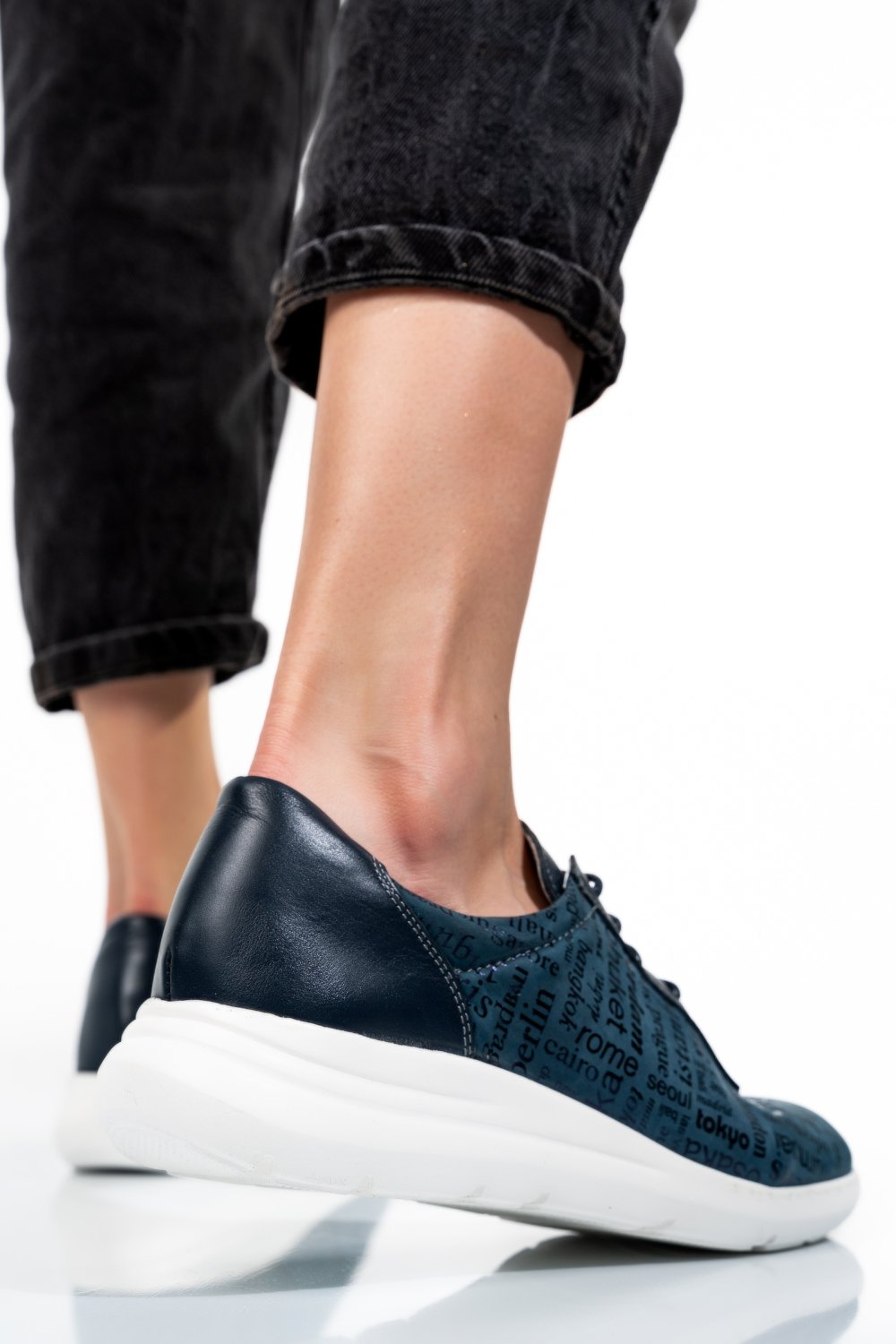 PANTOFI SPORT BLEUMARIN PIELE NATURALA 1PC7553