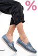 Espadrile albastre piele naturala 1pc16411