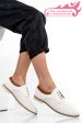 Pantofi bej piele naturala 1pc12008
