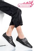 PANTOFI NEGRU SIDEF PIELE NATURALA 1PC17720