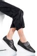 Pantofi negru sidef piele naturala 1pc17720