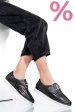 Pantofi negru sidef piele naturala 1pc17720