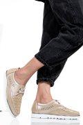 PANTOFI BEJ PIELE NATURALA 1PC17720