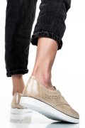 PANTOFI BEJ PIELE NATURALA 1PC17720
