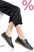 ESPADRILE VERZI PIELE NATURALA 1PC19150