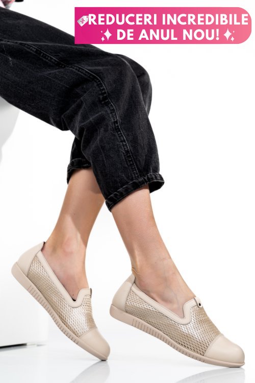 Espadrile bej pie;e naturala 1pc16311