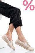 ESPADRILE BEJ PIE;E NATURALA 1PC16311