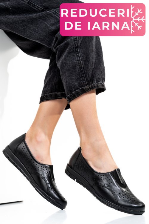 Espadrile negre piele naturala 1pc17540