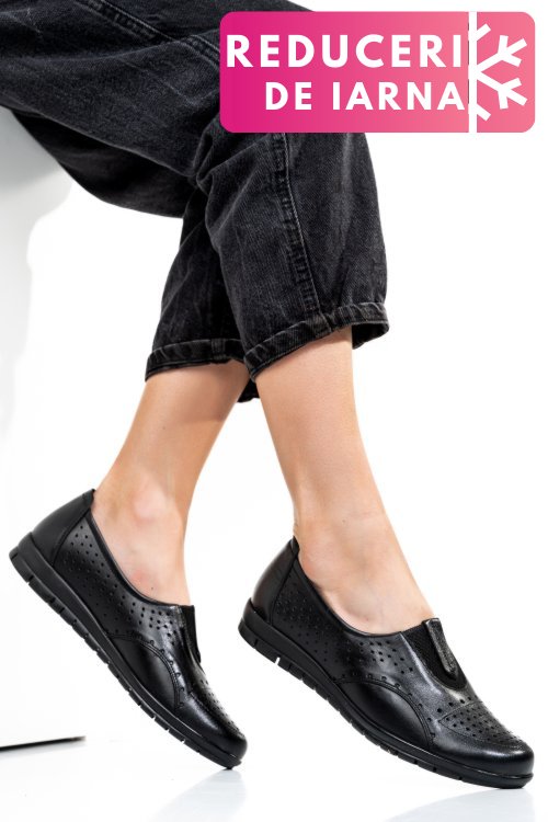 Espadrile negre piele naturala 1pc17540