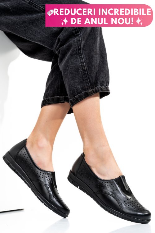 Espadrile negre piele naturala 1pc17540