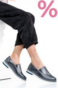 ESPADRILE ALBASTRU SIDEF PIELE NATURALA 1PC14109