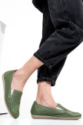 ESPADRILE VERZI PIELE NATURALA 1PC15411