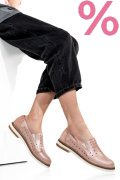 ESPADRILE PINK SIDEF PIELE NATURALA 1PC14109