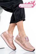 PANTOFI SPORT ROZ PIELE NATURALA 1PC12741