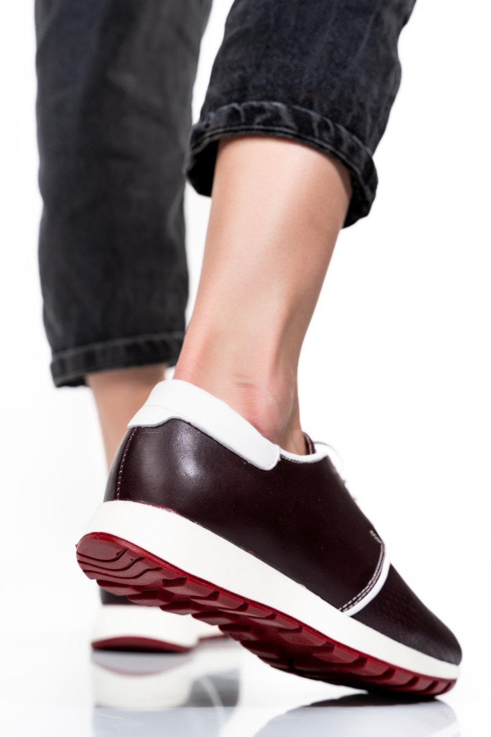 PANTOFI SPORT VISINII PIELE NATURALA 1PC12741