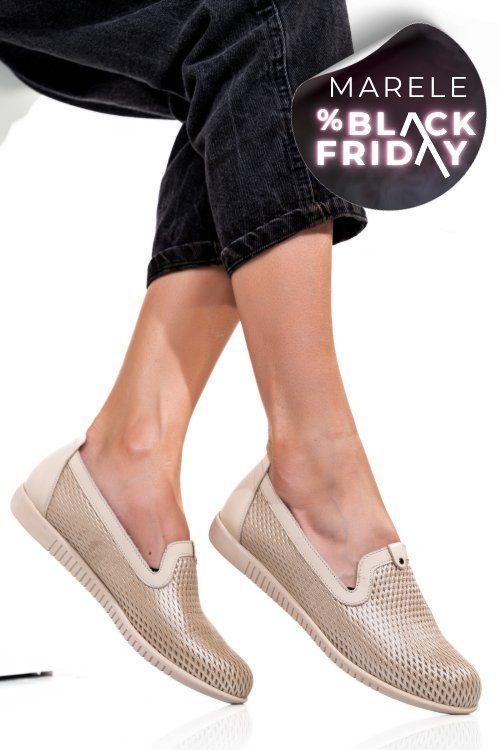 Espadrile bej piele naturala 1pc16411