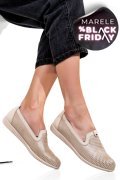 ESPADRILE BEJ PIELE NATURALA 1PC16411